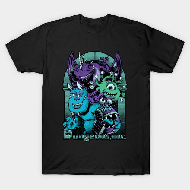 Dungeons, Inc. - RPG Monsters Parody T-Shirt by Studio Mootant